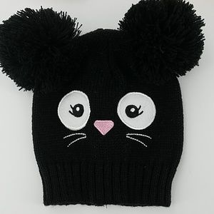 NWT Knit Cat Pom